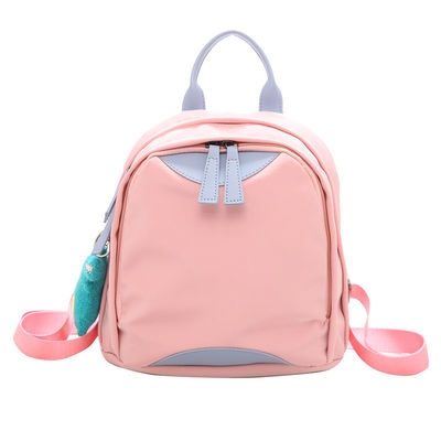 여성은 청소년 소녀를 위한 여행 가방 방수 나일론 우연한 분홍색을 져 나릅니다
