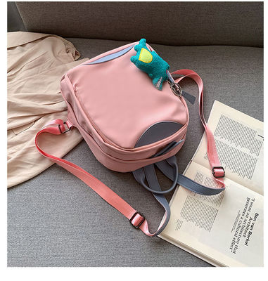 여성은 청소년 소녀를 위한 여행 가방 방수 나일론 우연한 분홍색을 져 나릅니다