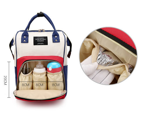 품질  Multifunctional Mommy Diaper Bag Backpack Large Capacity Waterproof 공장