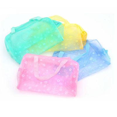 품질  OEM Foldable PVC Cosmetic And Toiletry Bags Portable Makeup Bag With Zipper 공장