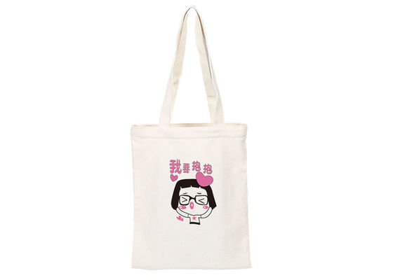 품질  Custom Printed Cute Canvas Tote Bags Shopper Silk Screen Printed 공장