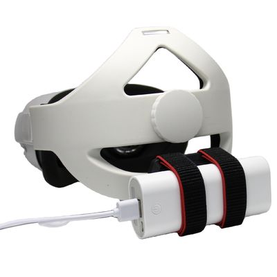 탐색을 위한 눈 탐색 모바일 전지 홀더 2명 브라켓에게 2 헤드셋 VR를 마련해 주는 조정할 수 있는 뒤쪽 배터리 스트랩 파워 뱅크