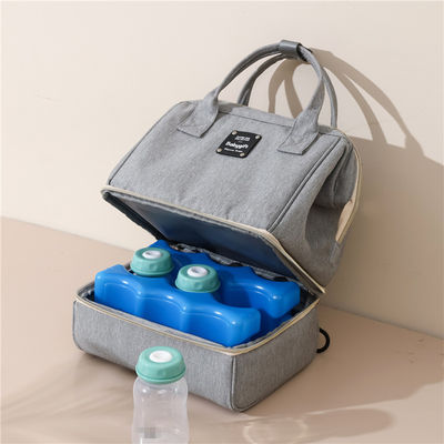 새로운 설계 방수 마름모 무늬 가방 대용량 마미 여행 가방 다중기능 마테르니티 엄마 아기 유모차 백