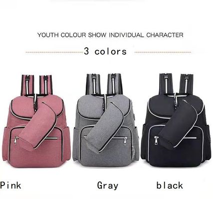USB 충전기와 2 In1 젖먹이 아기 기저귀 배낭 마미 머미백