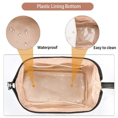 도매 성인 남자 폴리에스테르 화장품 세면도구 넣는 방수 주머니는 사람들을 위한 세정된 폴리에스테르 여행 세면도구 가방을 맞추어줍니다