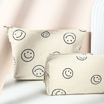쇼클프로어브 메이크업 가방 큰 질  화장용 가방  용량 캔버스 여행 세면도구 넣는 방수 주머니 주최 귀여운 메이크업 가방