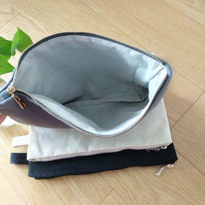 아이패드 재사용할 수 있는 ECO 무료 작은 면 주머니를 위해 검은 평평한 캔버스 팁을 특화하세요