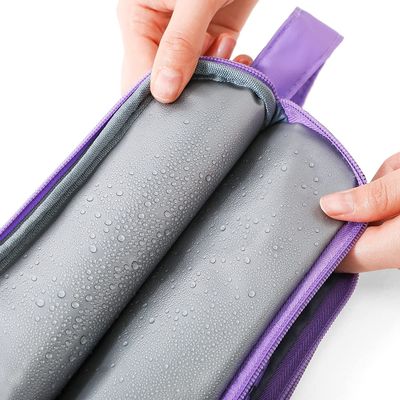 작은 어린 소녀 화장용 메이크업을 위한 여행 세면도구 넣는 방수 주머니는 화장품을 여행하는 매달리는 세정 가방 유아를 방수 처리합니다