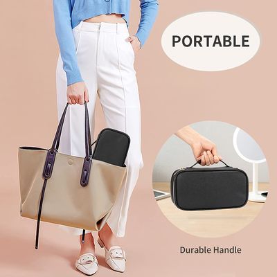 작은 화장용 가방, 여성과 소녀를 위한 가지고 다닐 수 있는 귀여운 여행 화장 가방